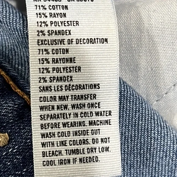 AEO Hi-Rise Jegging Crop Super Stretch Distressed Design Denim Jeans, Size 4 - Picture 7 of 16